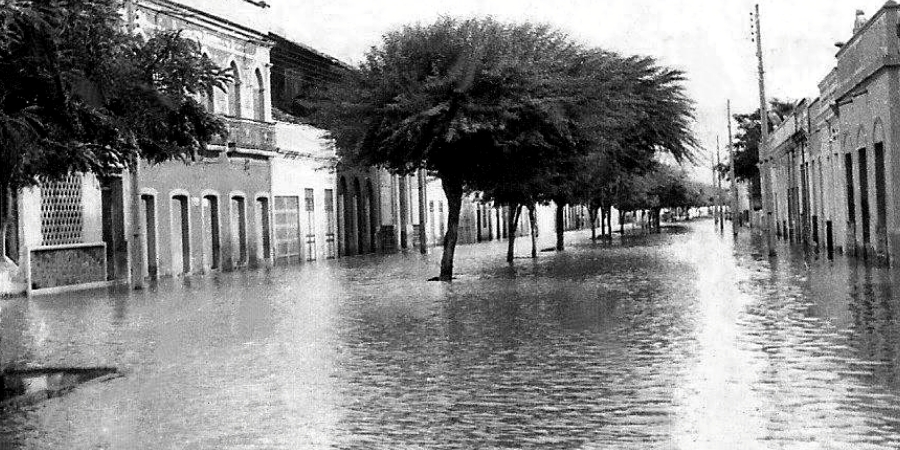 Enchente de 1974. Centro Histórico de Aracati-CE.